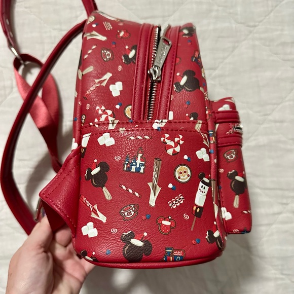 Disney Loungefly Holiday Snacks Mini Backpack - Picture 6 of 9